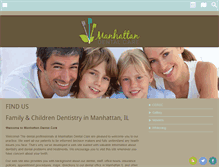 Tablet Screenshot of manhattandentalcare.org